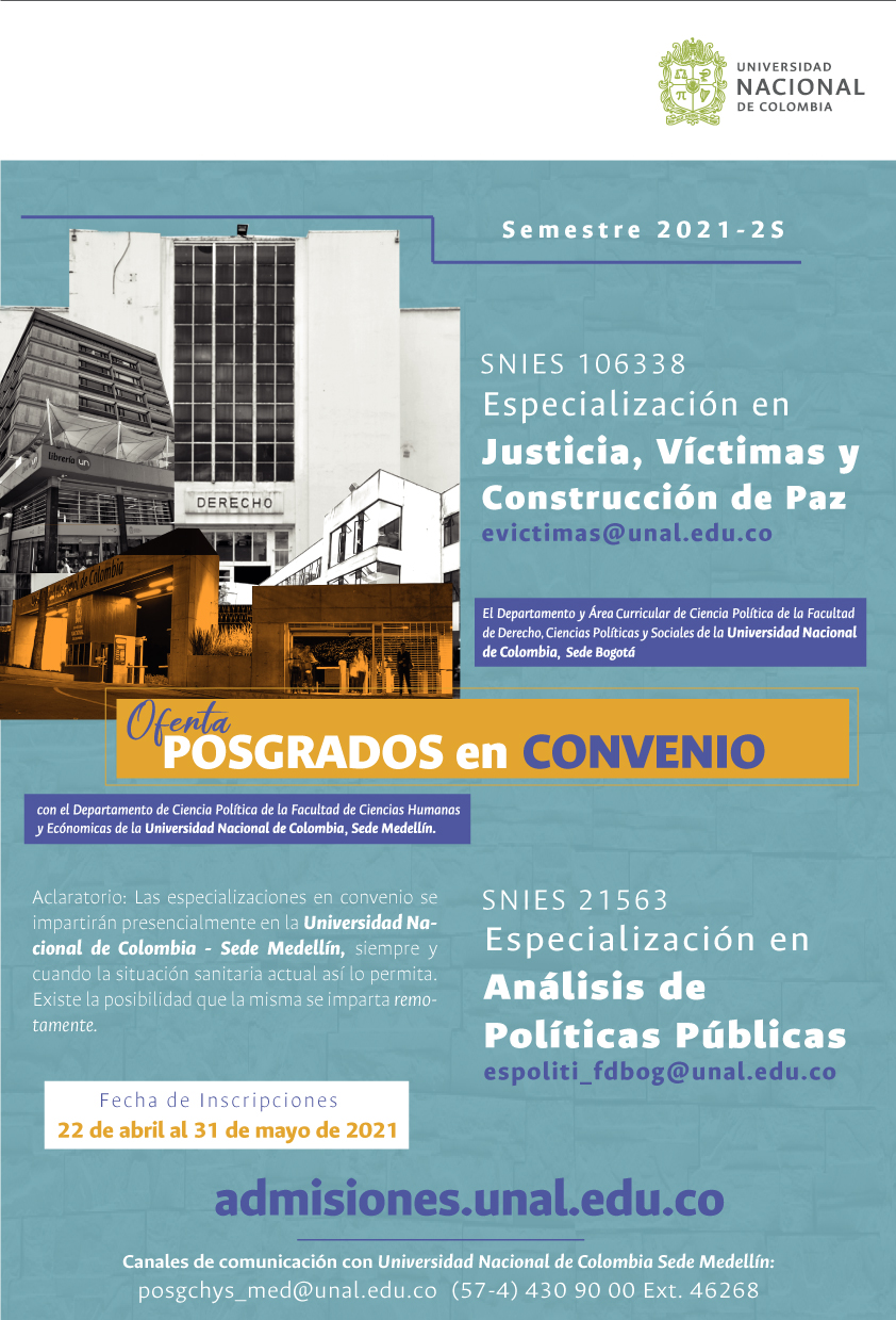 Facebook Convenio Medellin y Ciencia Política