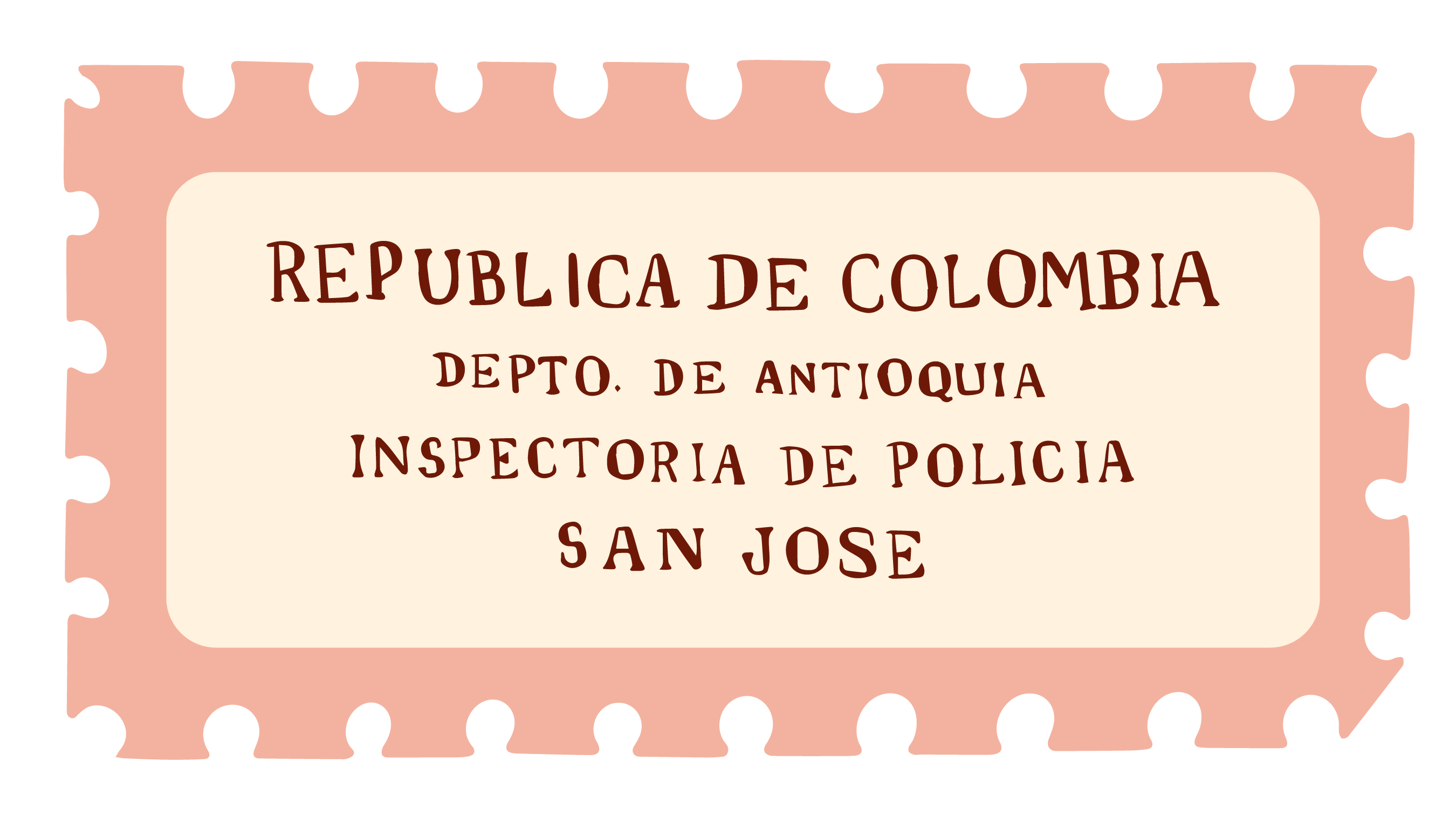 Sello de inspector de policía